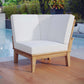 Modway Marina Outdoor Patio Teak Corner Sofa FredCo