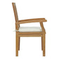 Modway Marina Outdoor Patio Teak Dining Chair FredCo