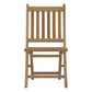 Modway Marina Outdoor Patio Teak Folding Chair FredCo