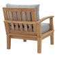 Modway Marina Outdoor Patio Teak Left-Facing Sofa FredCo