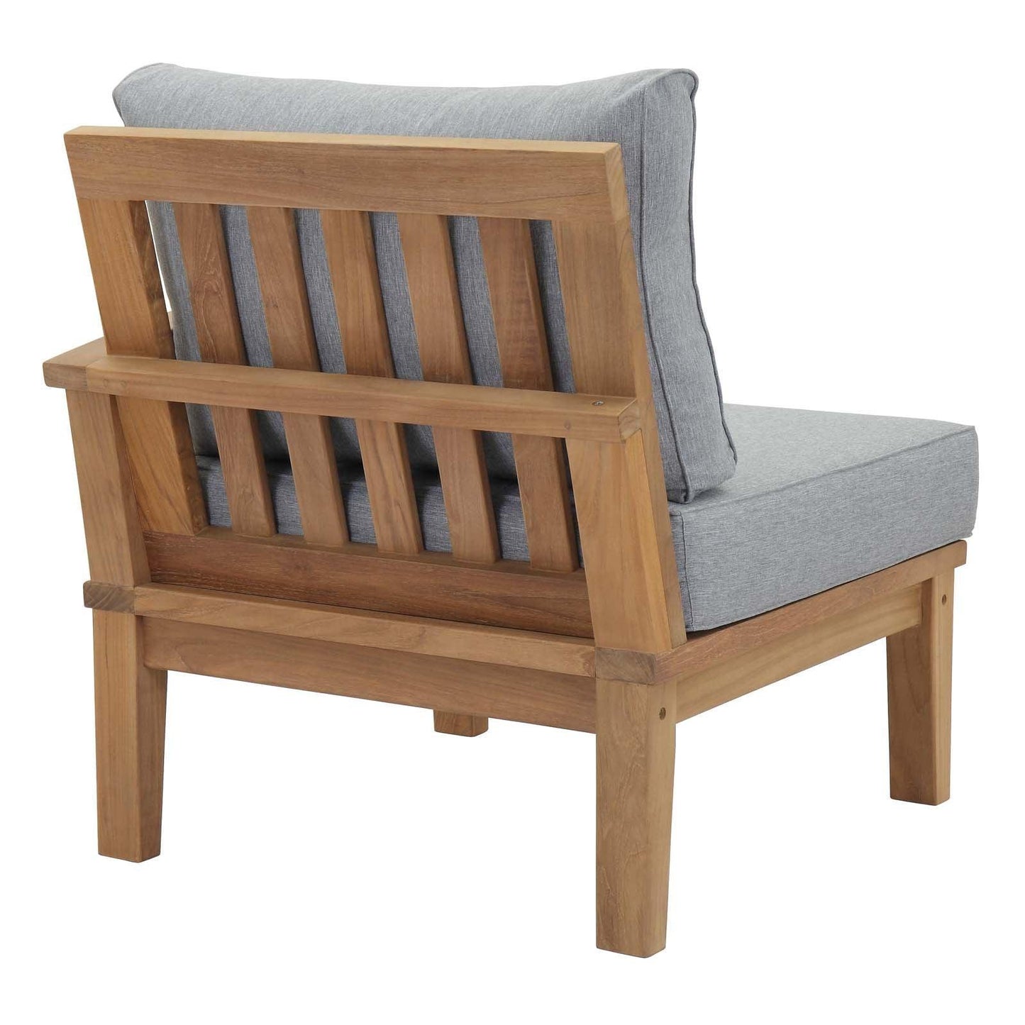 Modway Marina Outdoor Patio Teak Right-Facing Sofa FredCo