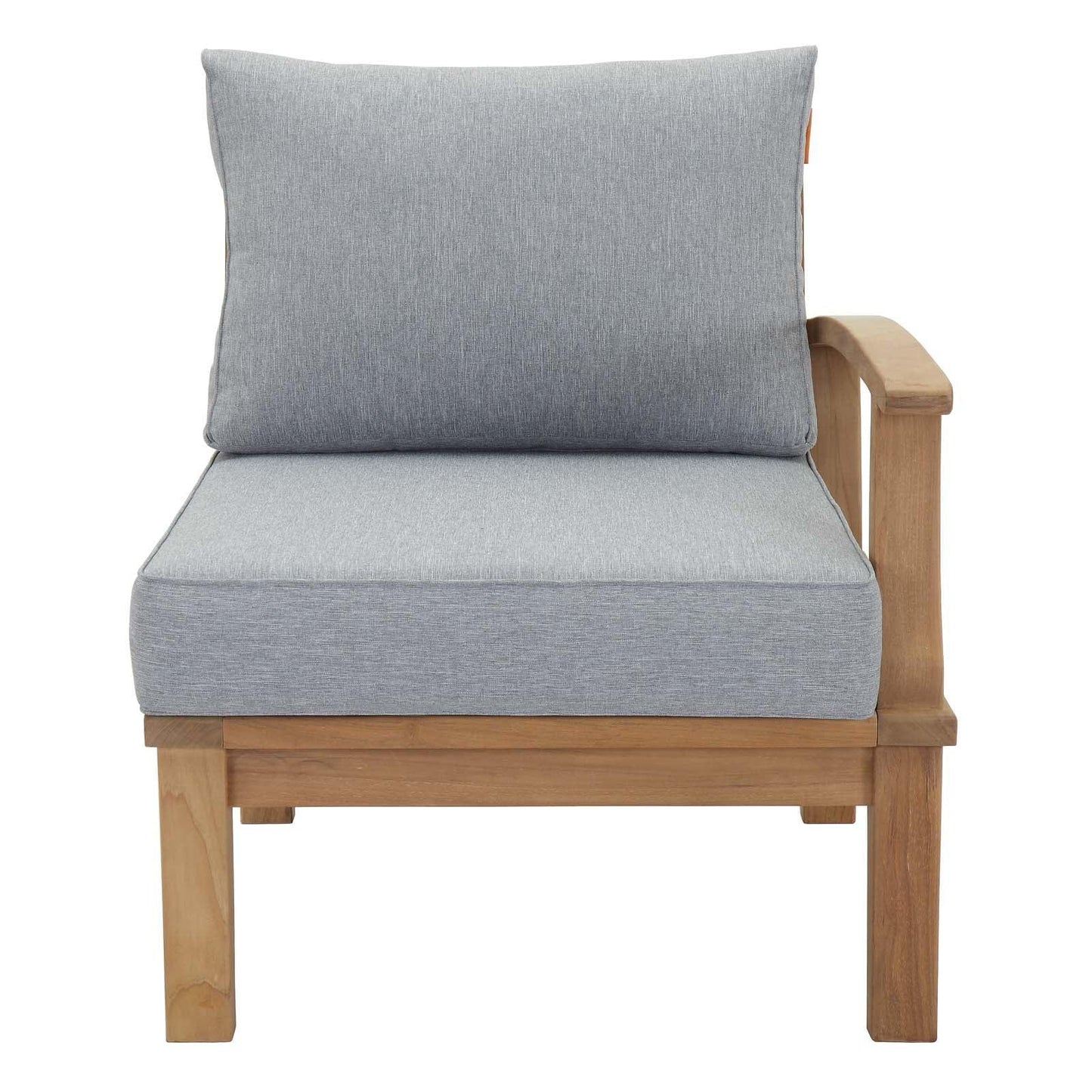 Modway Marina Outdoor Patio Teak Right-Facing Sofa FredCo