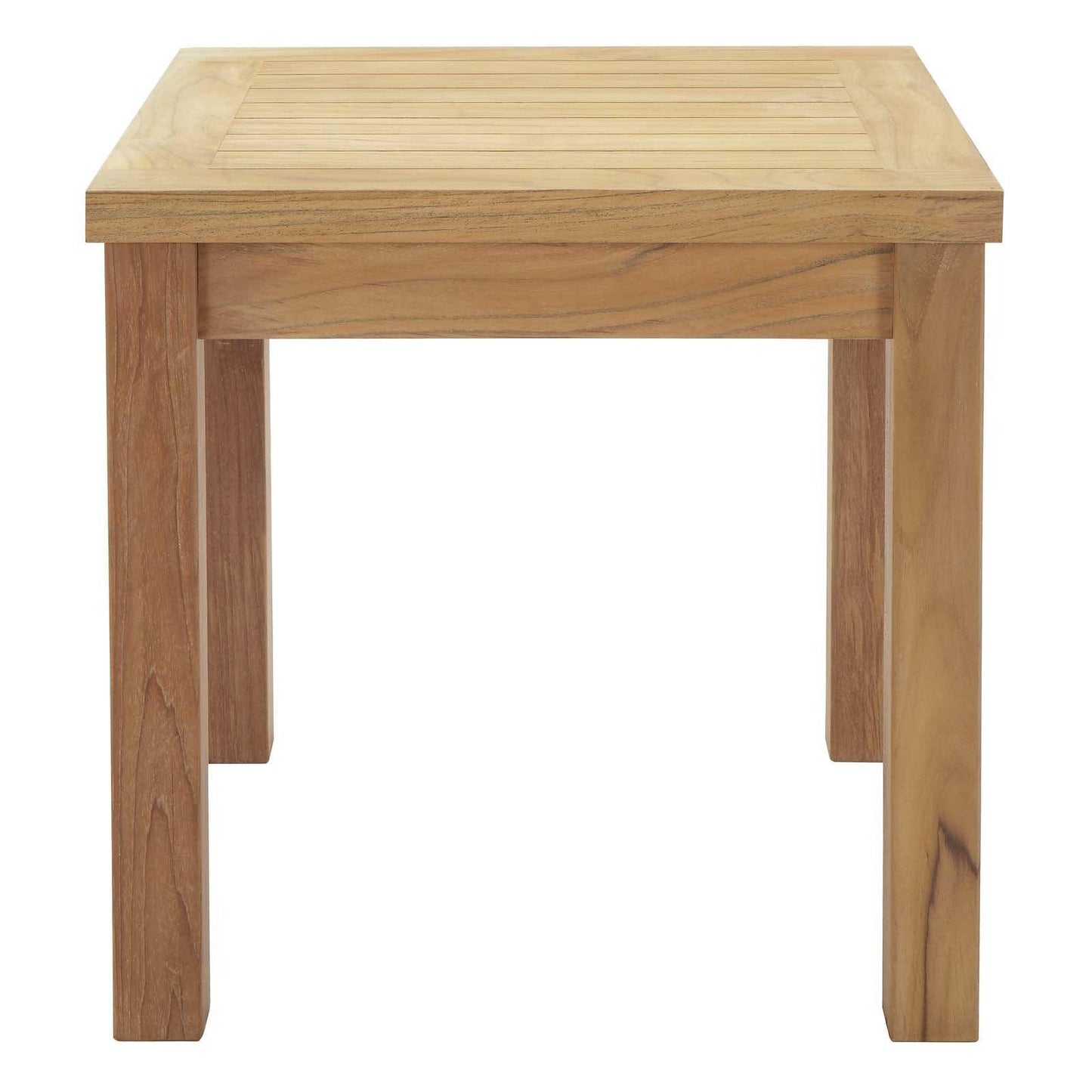 Modway Marina Outdoor Patio Teak Side Table FredCo