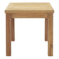 Modway Marina Outdoor Patio Teak Side Table FredCo