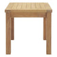 Modway Marina Outdoor Patio Teak Side Table FredCo