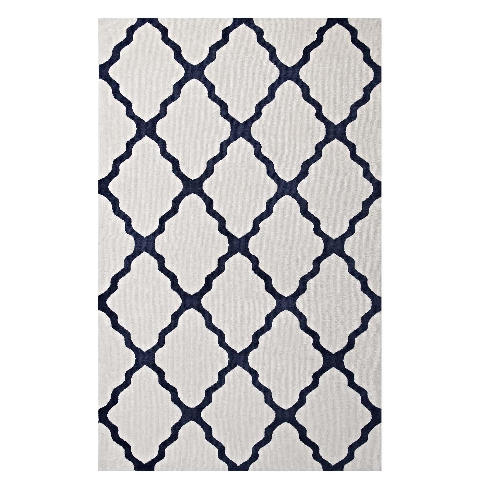 Modway Marja Moroccan Trellis Area Rug FredCo
