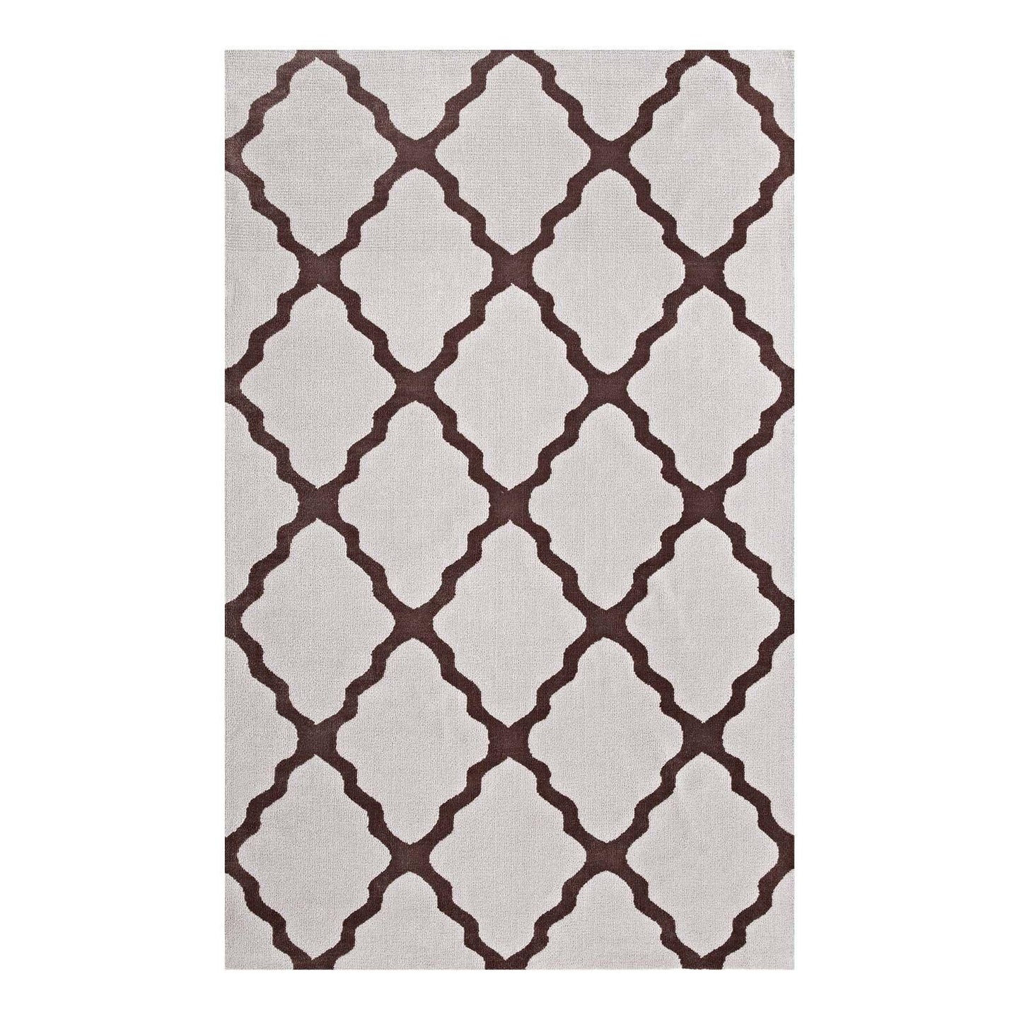 Modway Marja Moroccan Trellis Area Rug FredCo