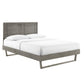 Modway Marlee Full Wood Platform Bed With Angular Frame FredCo
