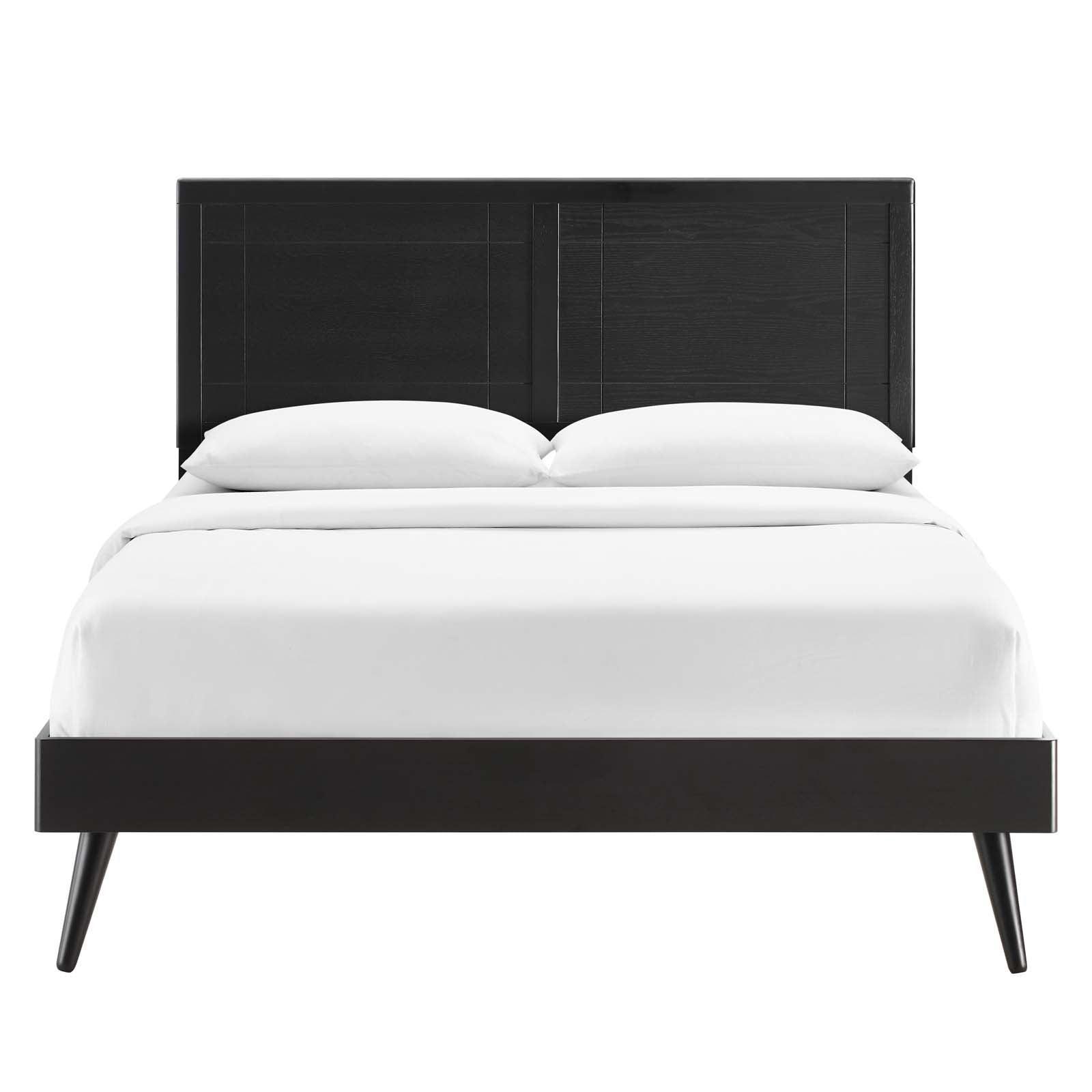 Modway Marlee Full Wood Platform Bed With Splayed Legs FredCo