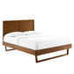 Modway Marlee King Wood Platform Bed With Angular Frame FredCo