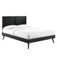 Modway Marlee Twin Wood Platform Bed With Splayed Legs FredCo
