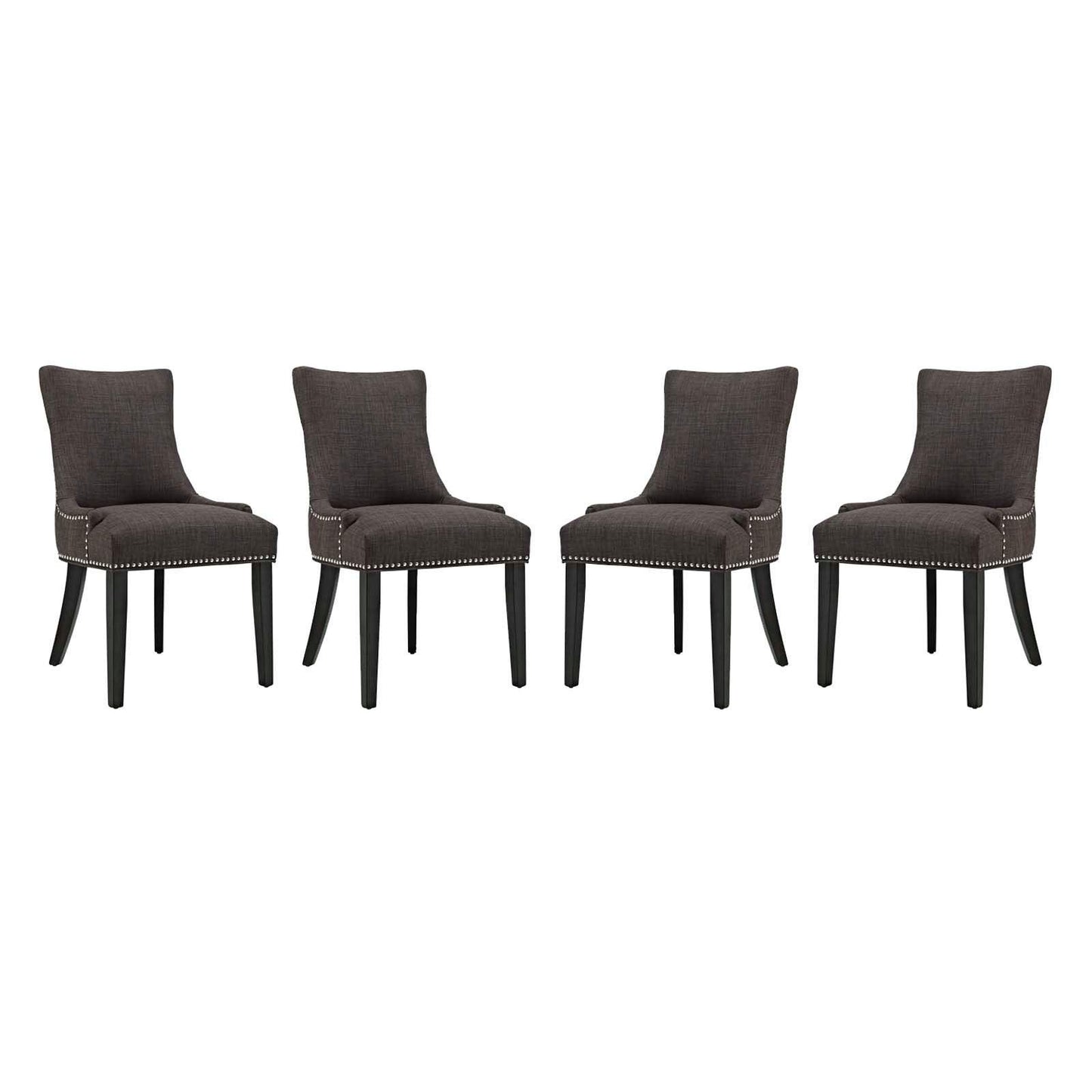 Modway Marquis Dining Chair Fabric Set of 4 FredCo