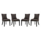 Modway Marquis Dining Chair Fabric Set of 4 FredCo