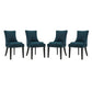 Modway Marquis Dining Chair Fabric Set of 4 FredCo