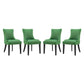 Modway Marquis Dining Chair Fabric Set of 4 FredCo