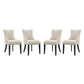 Modway Marquis Dining Chair Fabric Set of 4 FredCo