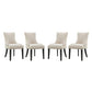 Modway Marquis Dining Chair Fabric Set of 4 FredCo