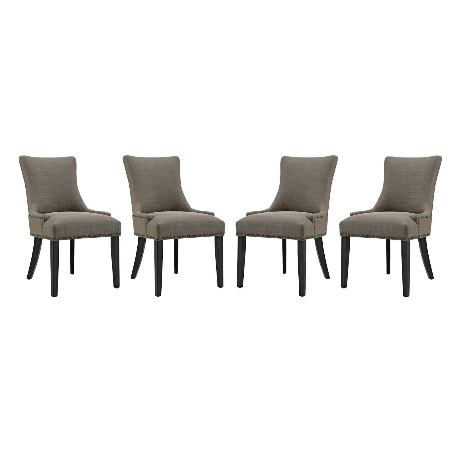Modway Marquis Dining Chair Fabric Set of 4 FredCo