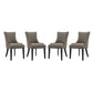 Modway Marquis Dining Chair Fabric Set of 4 FredCo