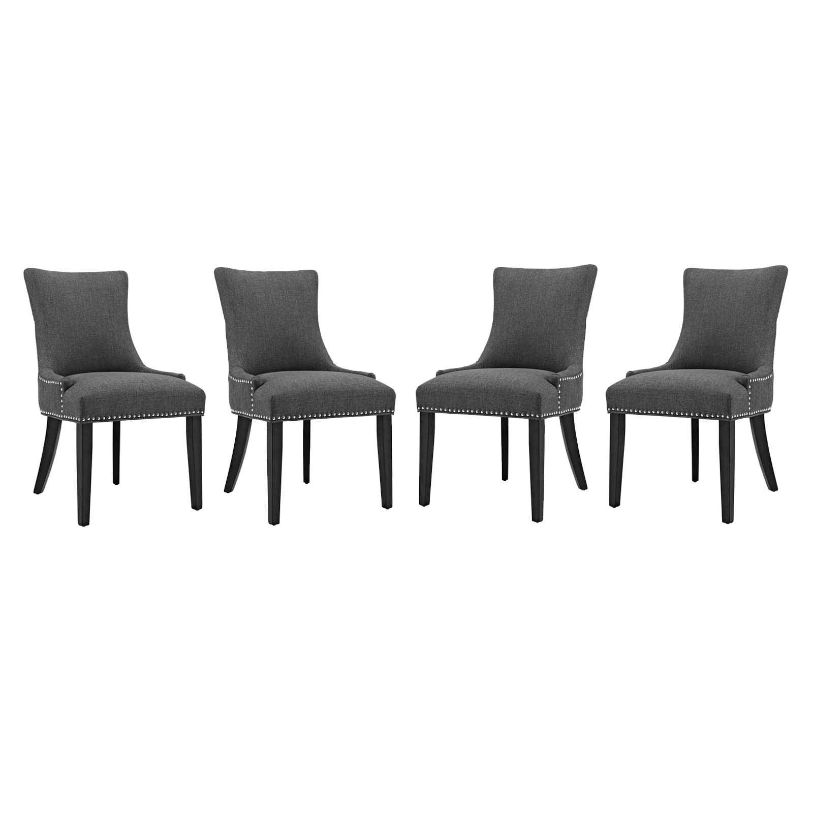 Modway Marquis Dining Chair Fabric Set of 4 FredCo