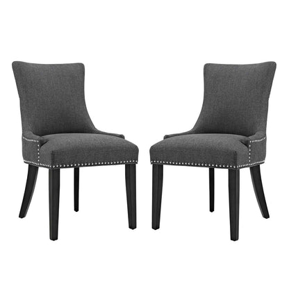Modway Marquis Dining Side Chair Fabric Set of 2 FredCo