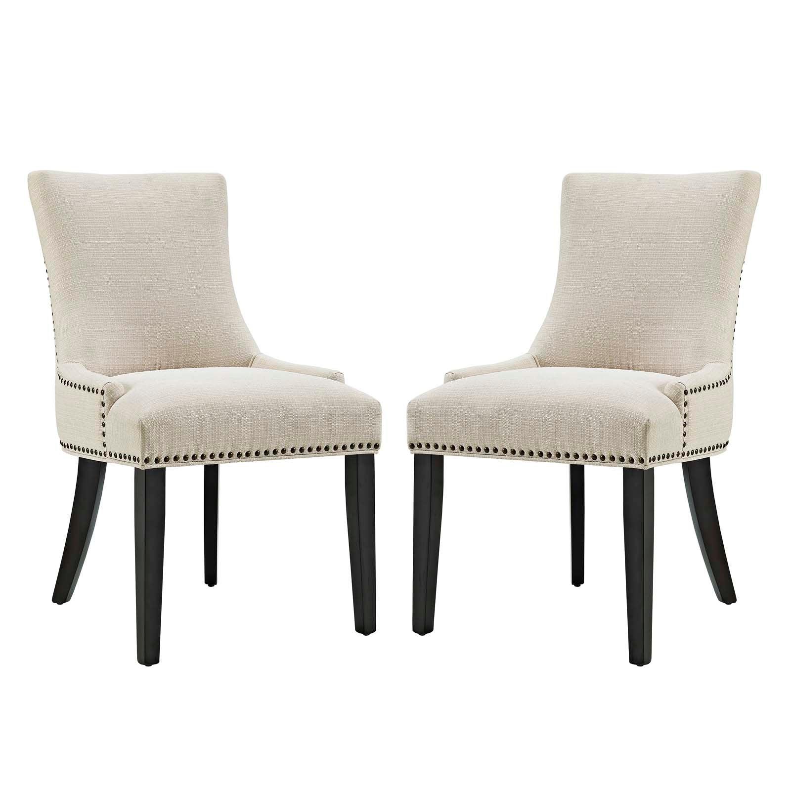 Modway Marquis Dining Side Chair Fabric Set of 2 FredCo