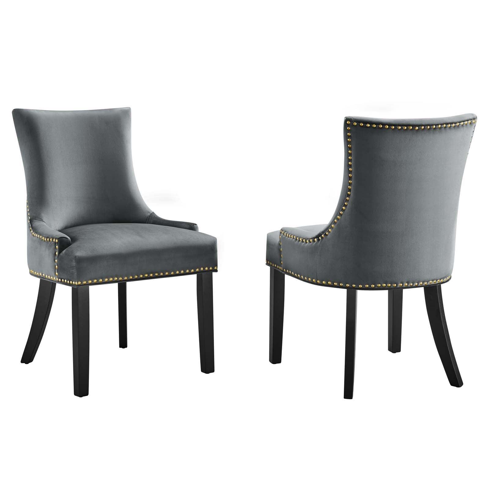 Modway Marquis Performance Velvet Dining Chairs - Set of 2 FredCo