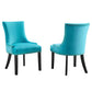 Modway Marquis Performance Velvet Dining Chairs - Set of 2 FredCo