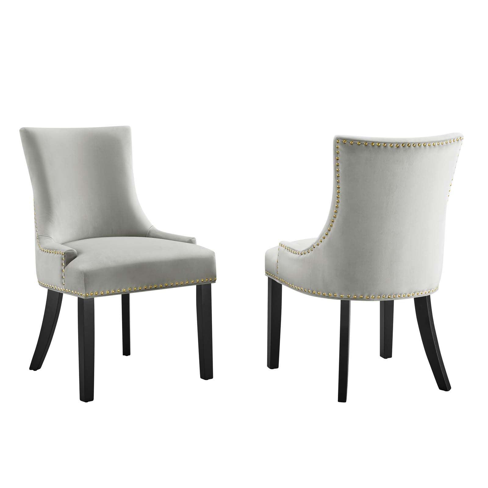 Modway Marquis Performance Velvet Dining Chairs - Set of 2 FredCo