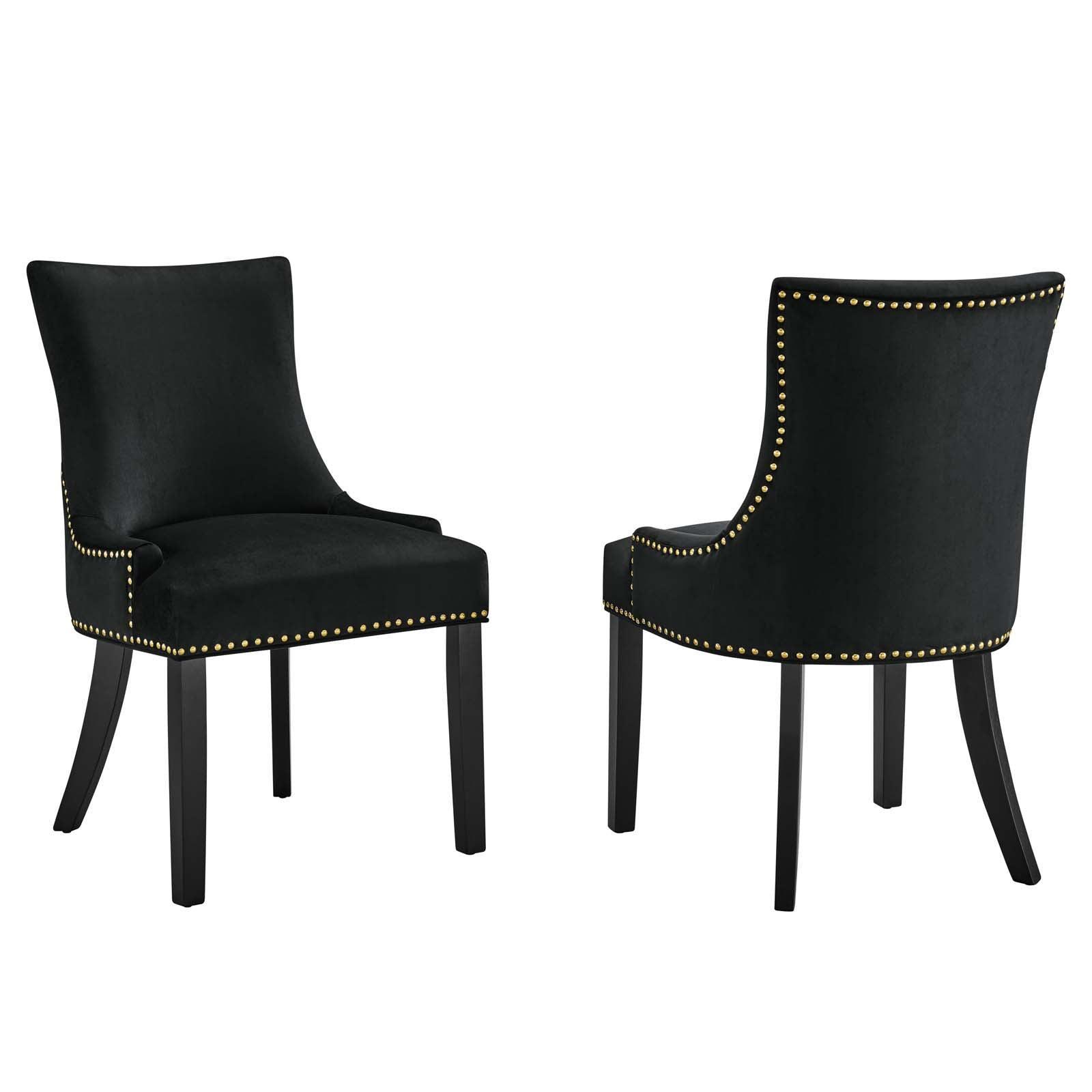 Modway Marquis Performance Velvet Dining Chairs - Set of 2 FredCo