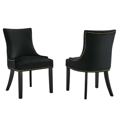 Modway Marquis Performance Velvet Dining Chairs - Set of 2 FredCo