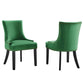 Modway Marquis Performance Velvet Dining Chairs - Set of 2 FredCo