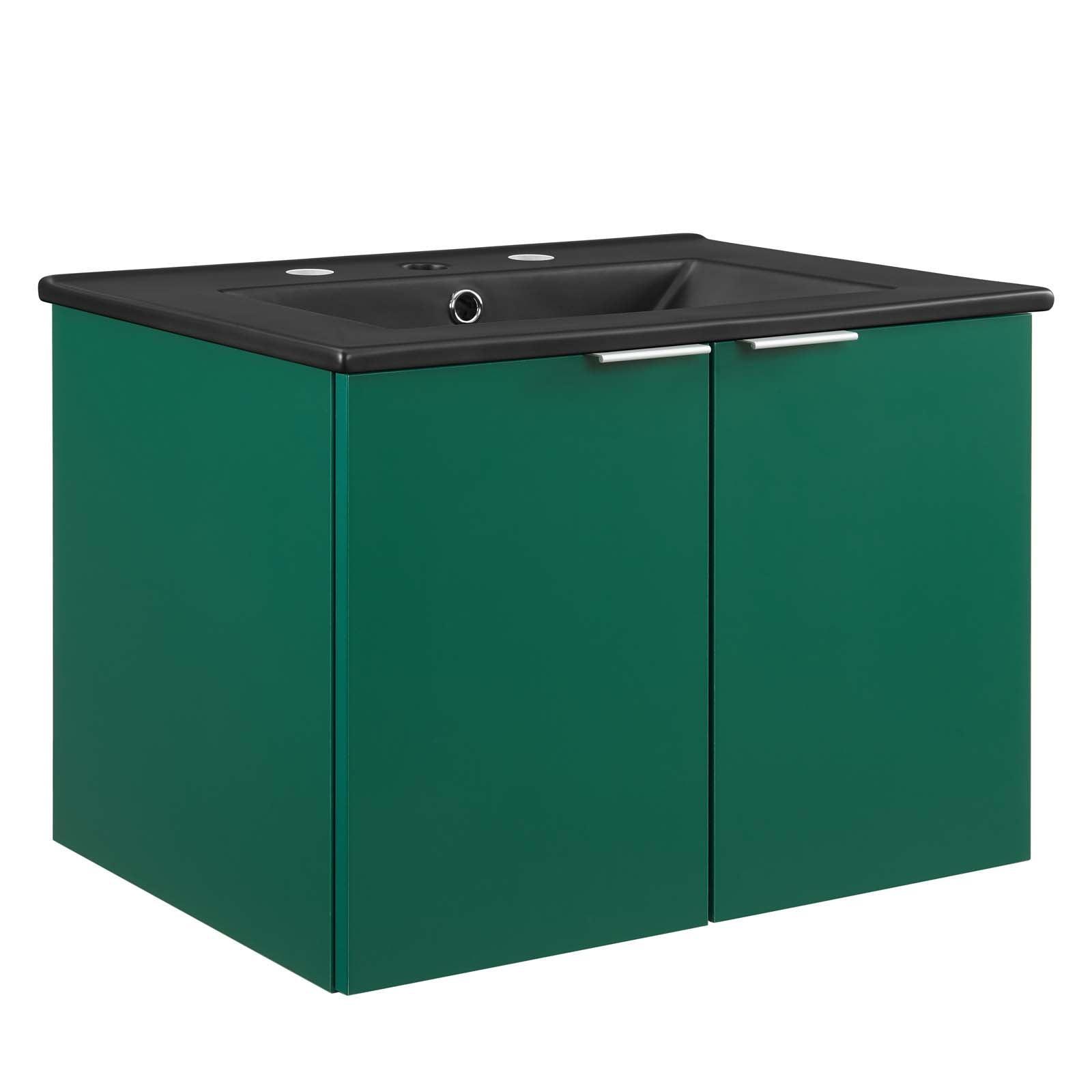 Modway Maybelle 24" Wall-Mount Bathroom Vanity FredCo
