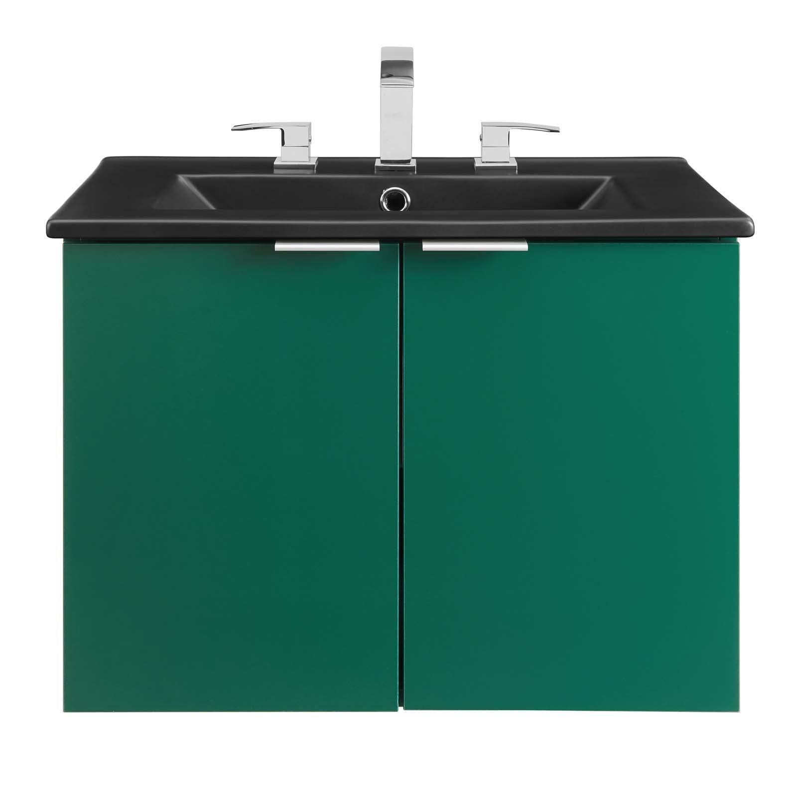 Modway Maybelle 24" Wall-Mount Bathroom Vanity FredCo