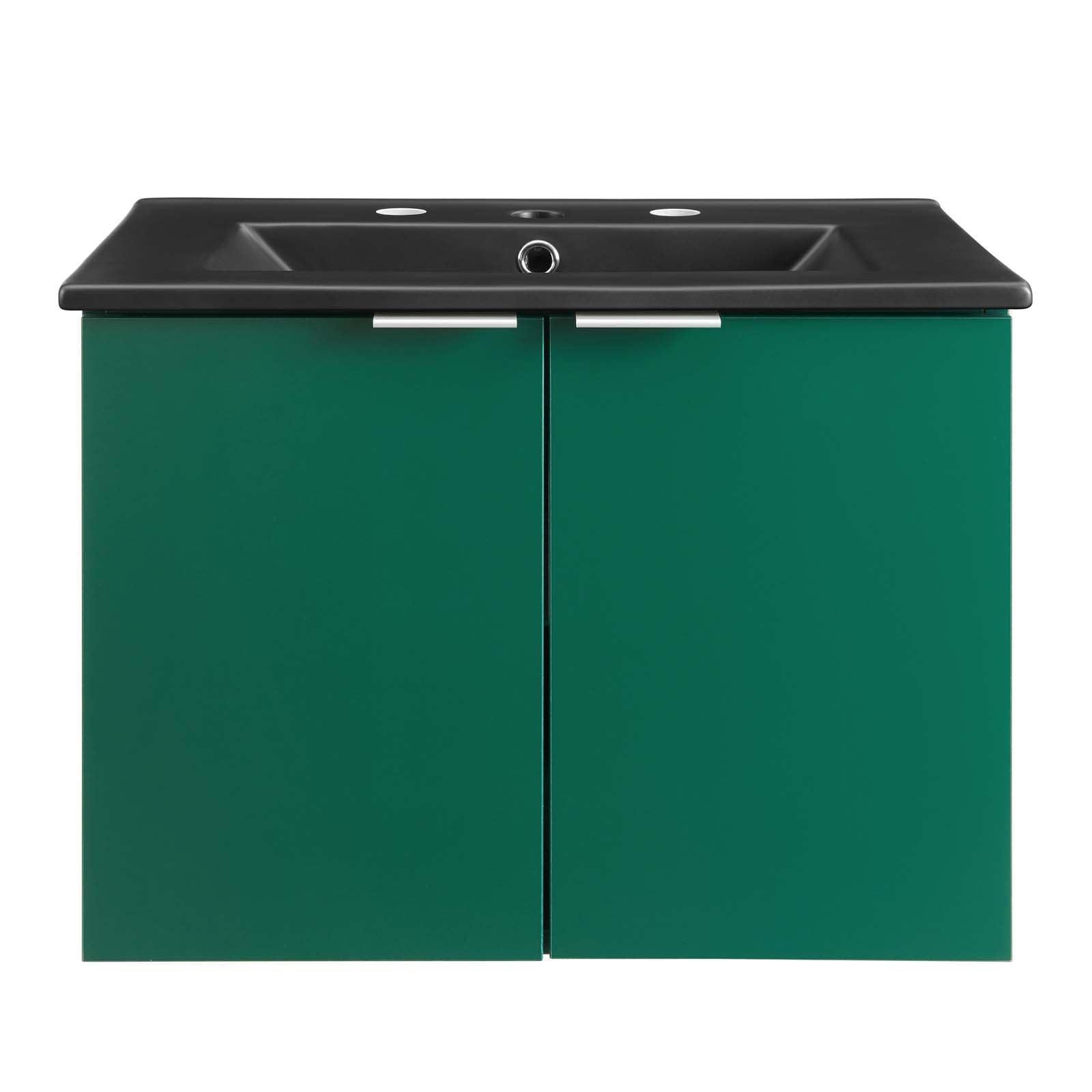 Modway Maybelle 24" Wall-Mount Bathroom Vanity FredCo