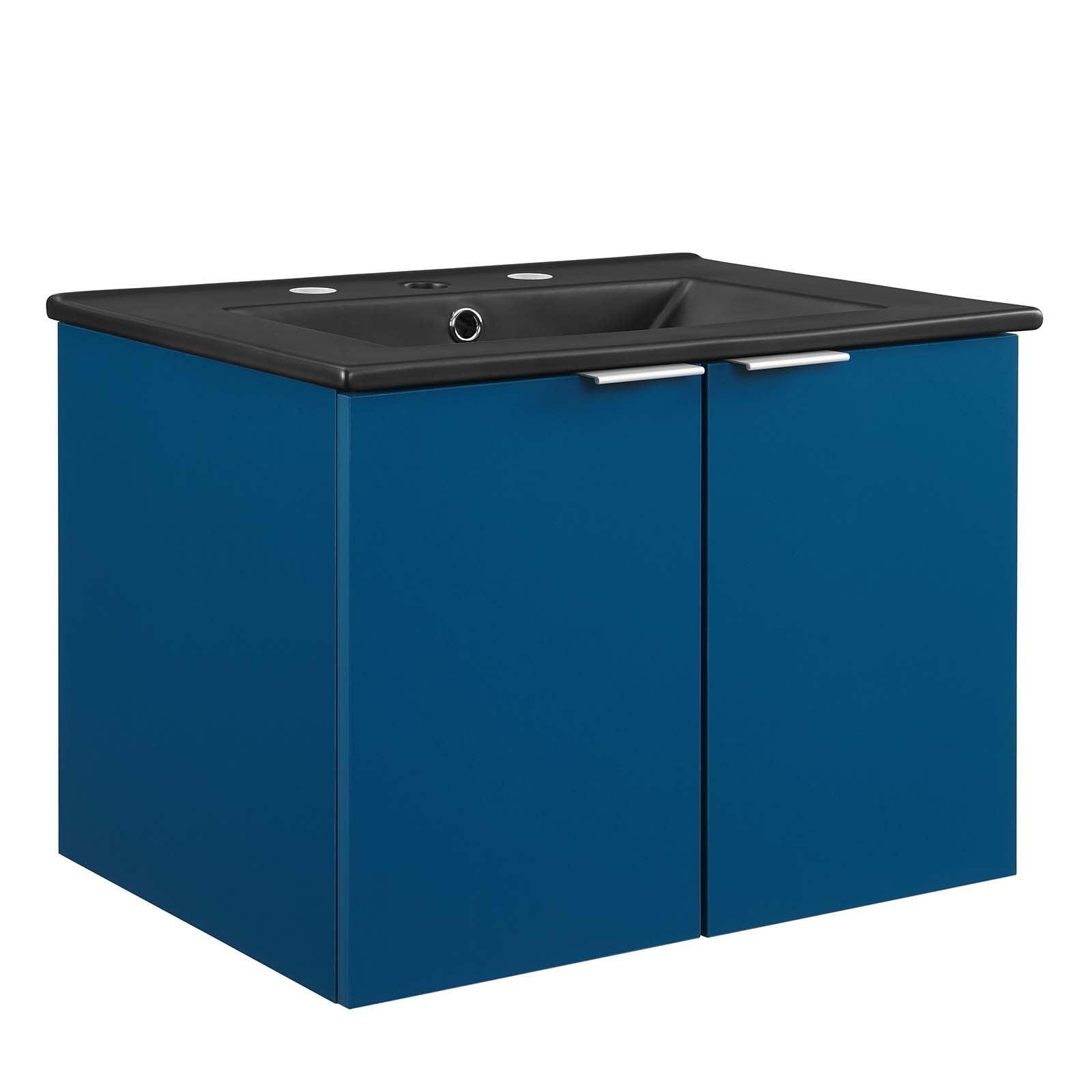 Modway Maybelle 24" Wall-Mount Bathroom Vanity FredCo