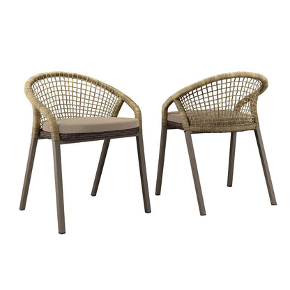 Modway Meadow Outdoor Patio Dining Chairs Set of 2 FredCo