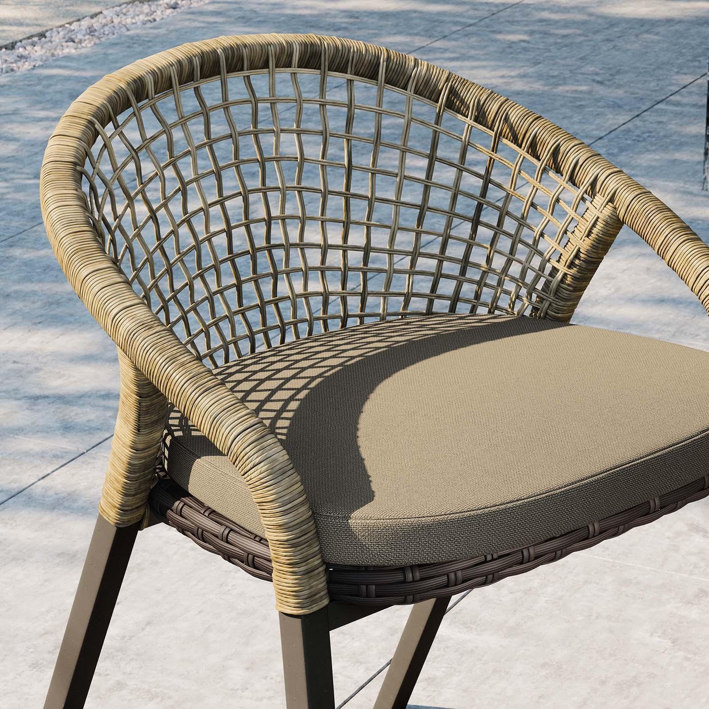 Modway Meadow Outdoor Patio Dining Chairs Set of 2 FredCo