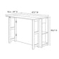 Modway Meadowbrook 3-Piece Kitchen Island and Stool Set FredCo