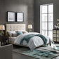 Modway Melanie Full Tufted Button Upholstered Fabric Platform Bed FredCo
