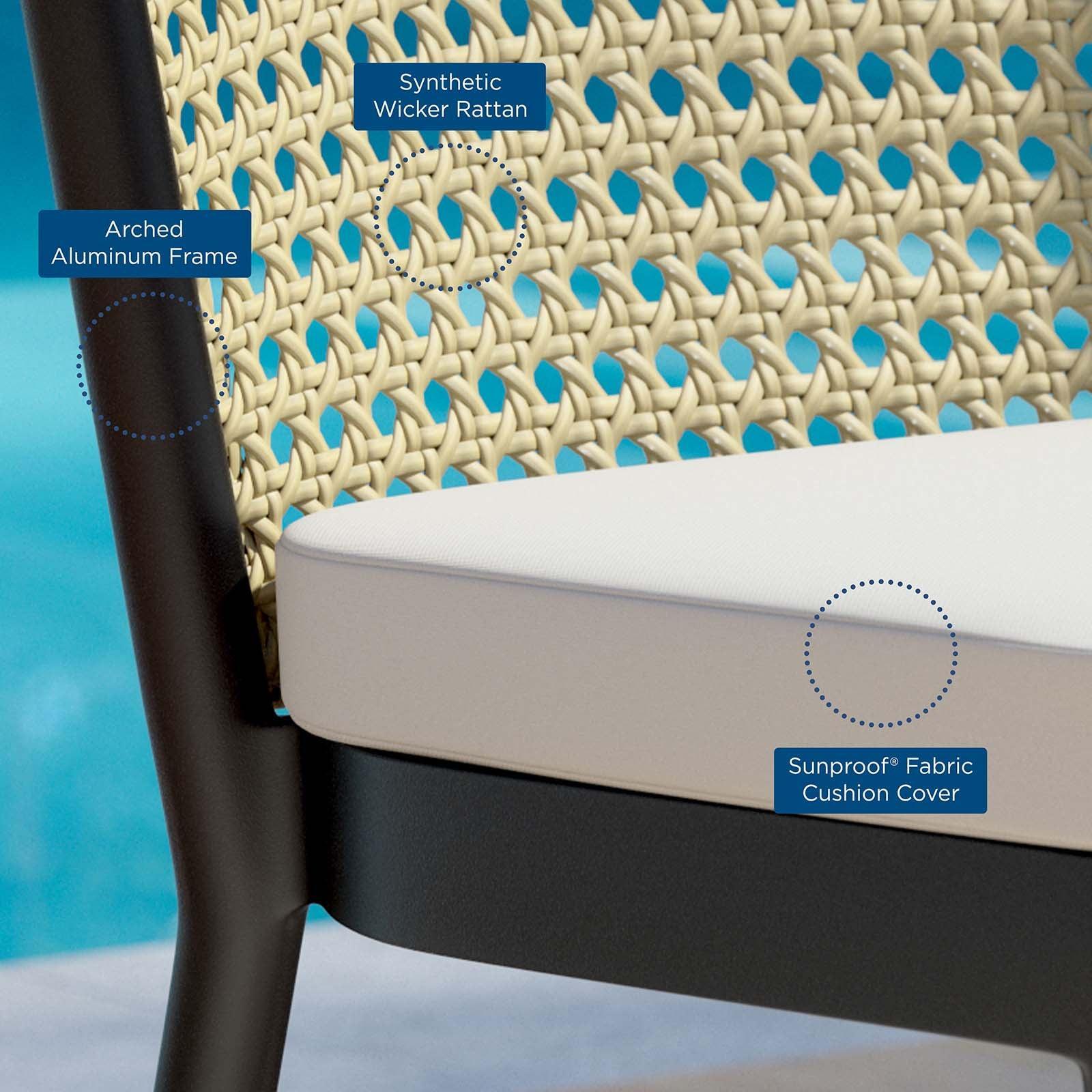 Modway Melbourne Outdoor Patio Dining Side Chair FredCo