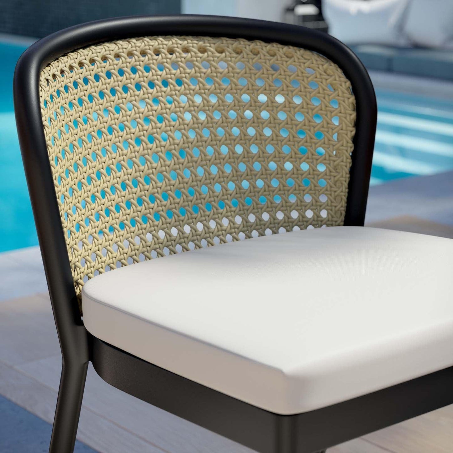 Modway Melbourne Outdoor Patio Dining Side Chair FredCo