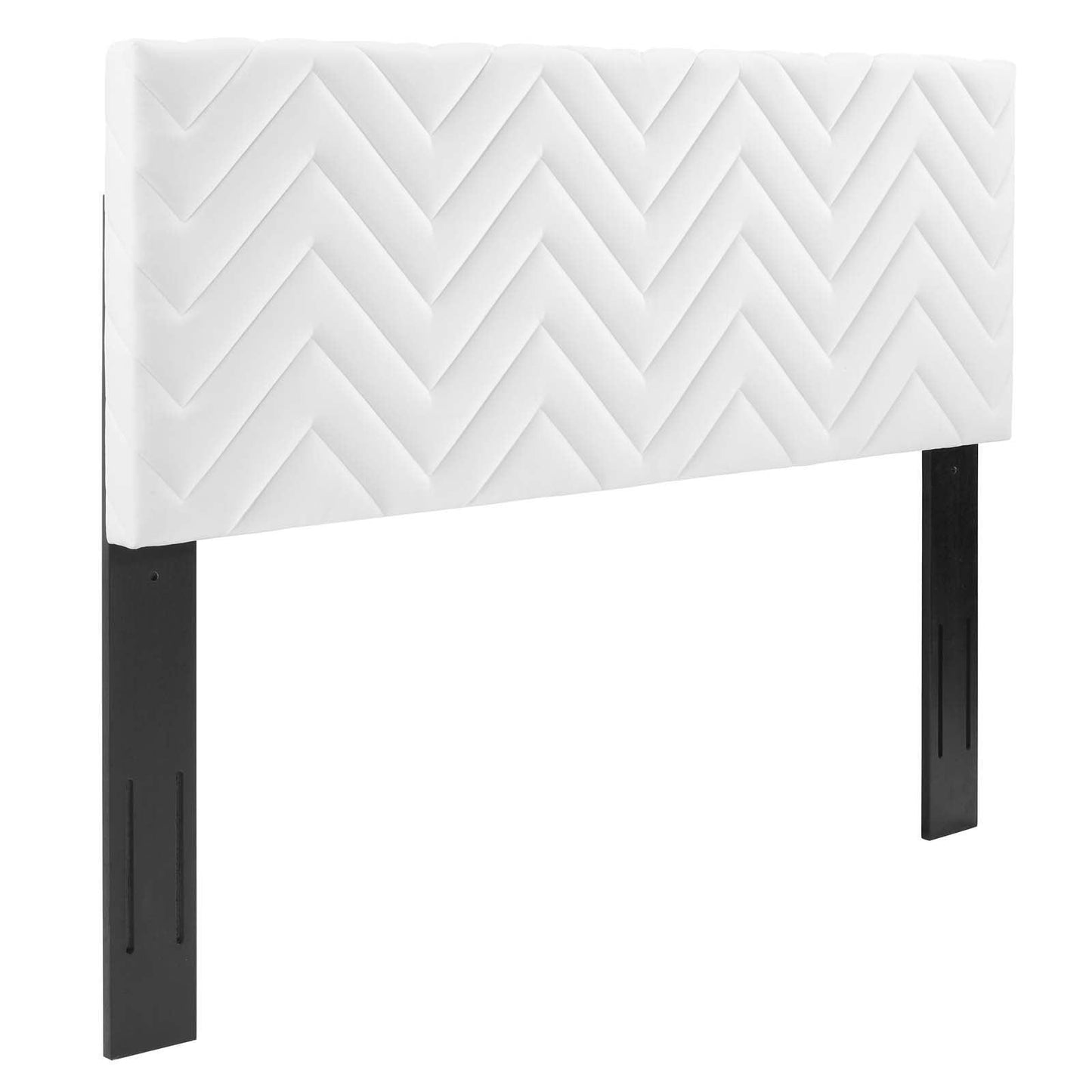 Modway Mercy Chevron Tufted Performance Velvet Twin Headboard FredCo