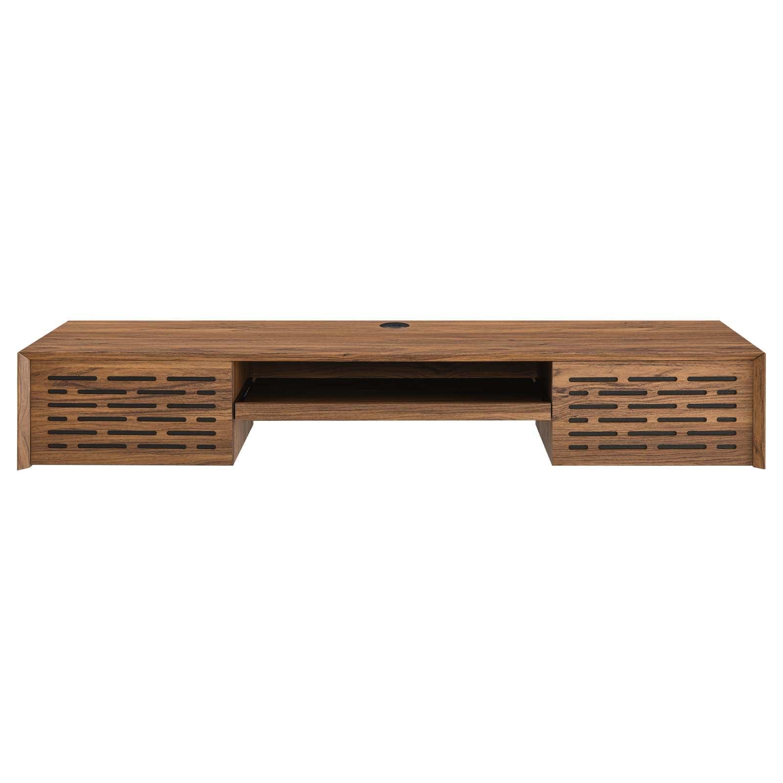 Modway Merit 60" Wall Mount Wood Office Desk FredCo