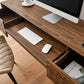 Modway Merit 60" Wall Mount Wood Office Desk FredCo