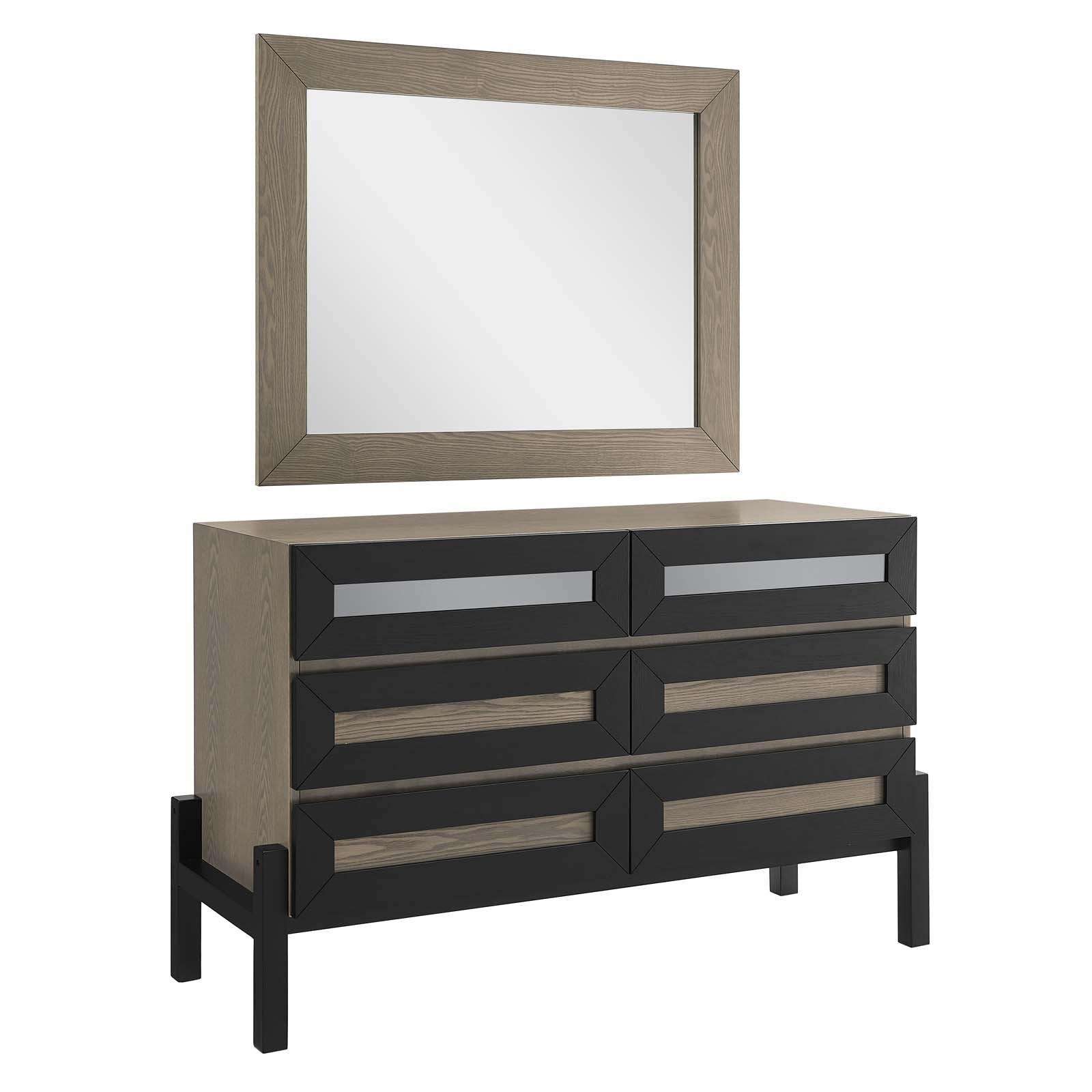Modway Merritt Dresser and Mirror FredCo