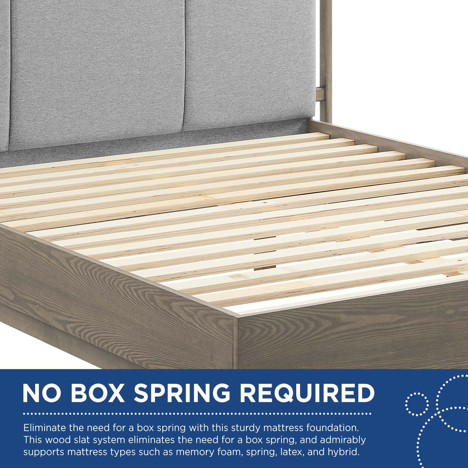 Modway Merritt Upholstered Queen Platform Bed FredCo