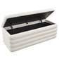 Modway Mezzo Boucle Upholstered Storage Bench FredCo