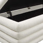 Modway Mezzo Boucle Upholstered Storage Bench FredCo
