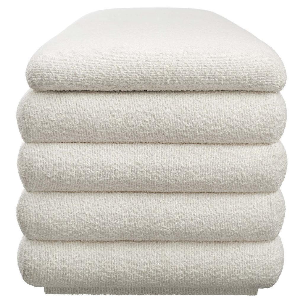 Modway Mezzo Boucle Upholstered Storage Bench FredCo